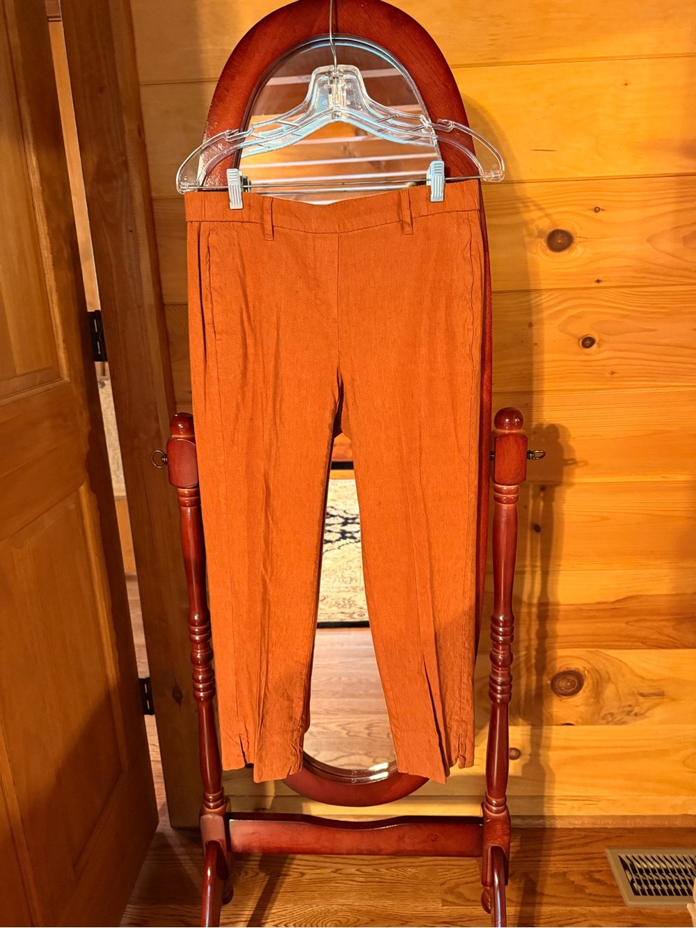 JJill Rust Orange Casual Pants
